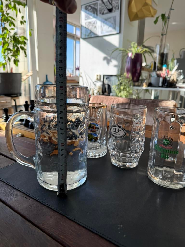 Originele Vintage Bierpullen (los of bundel), Ophalen of Verzenden, Gebruikt, Bierglas
