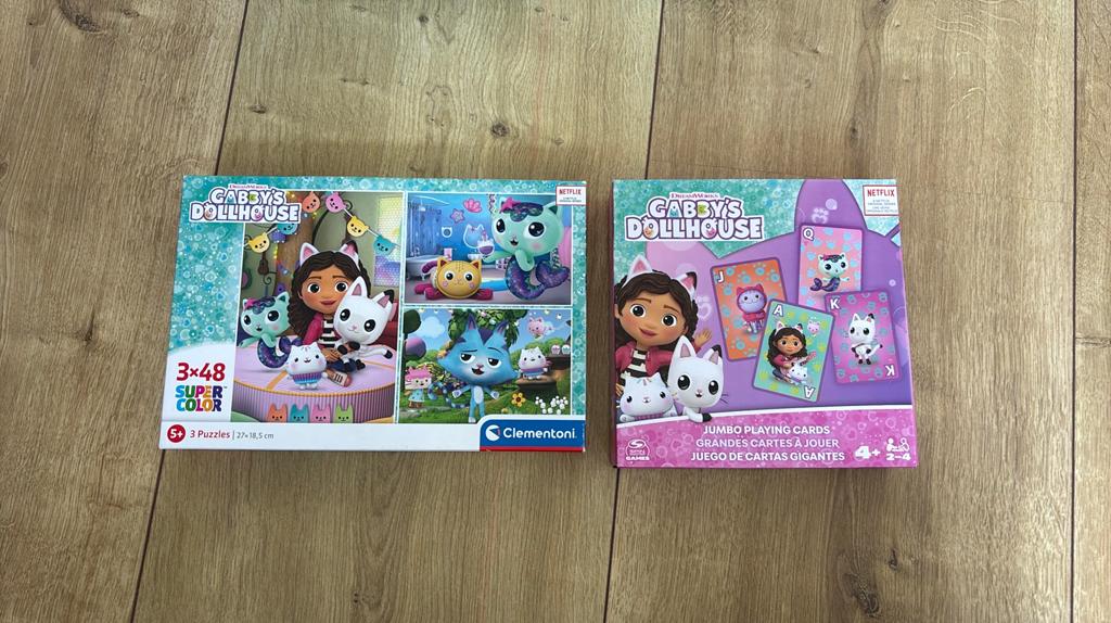 Gabby Puzzel + kaartspel, Ophalen of Verzenden, Zo goed als nieuw, 4 tot 6 jaar