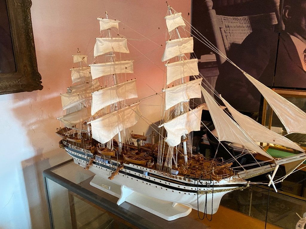 scheepsmodel Americo Vespucci, Ophalen, Zo goed als nieuw