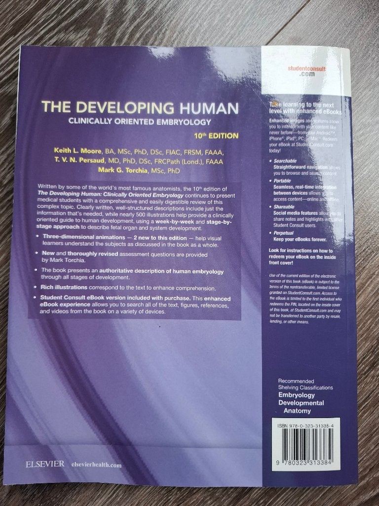 The developing human, Ophalen of Verzenden, Beta, Zo goed als nieuw, WO