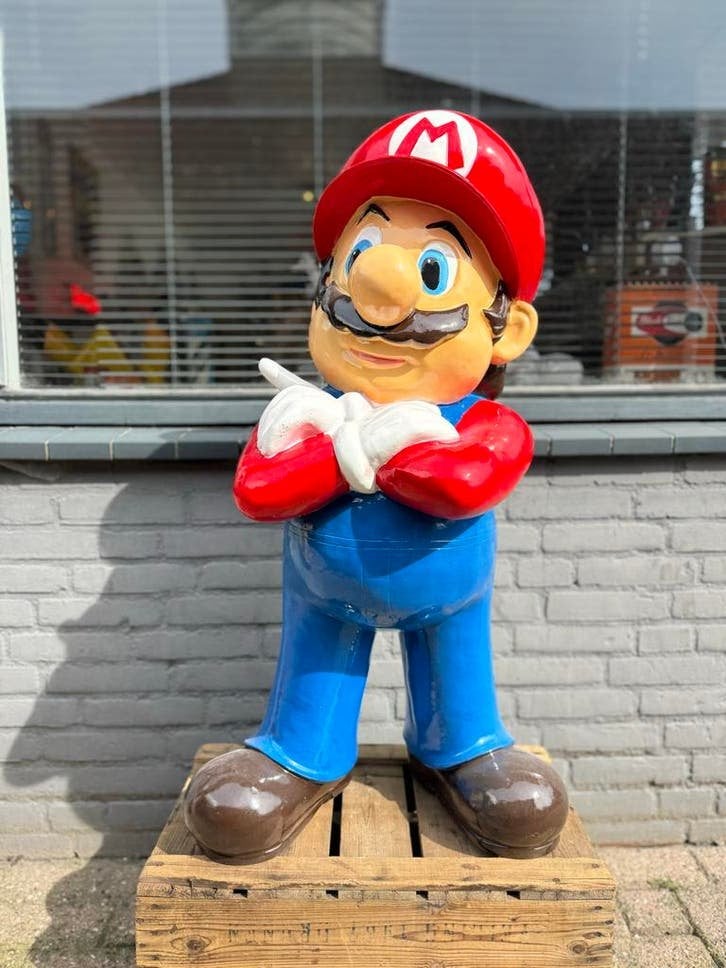 Grote Mario Bros. Beeld - Perfect voor Gamers & Verzamelaars, Ophalen, Gebruikt, ., .