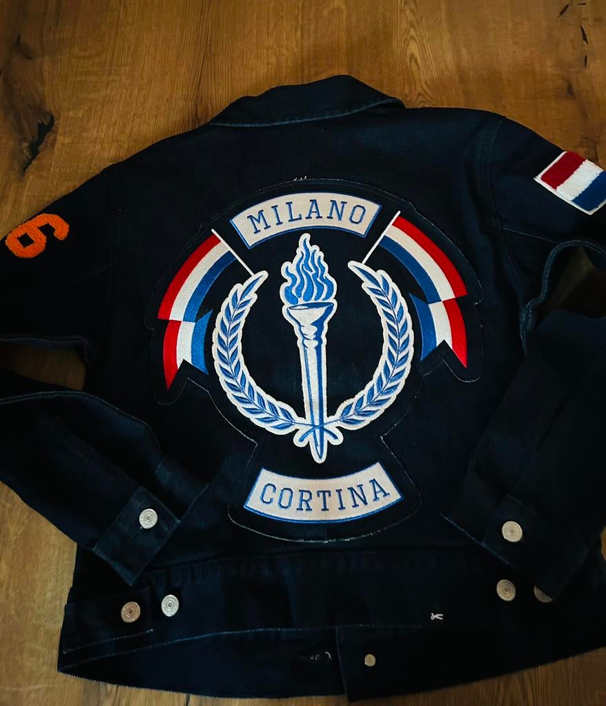 Olympische spelen Denham Jacket - Team NL, Ophalen of Verzenden, Nieuw, Maat 38/40 (M), Blauw