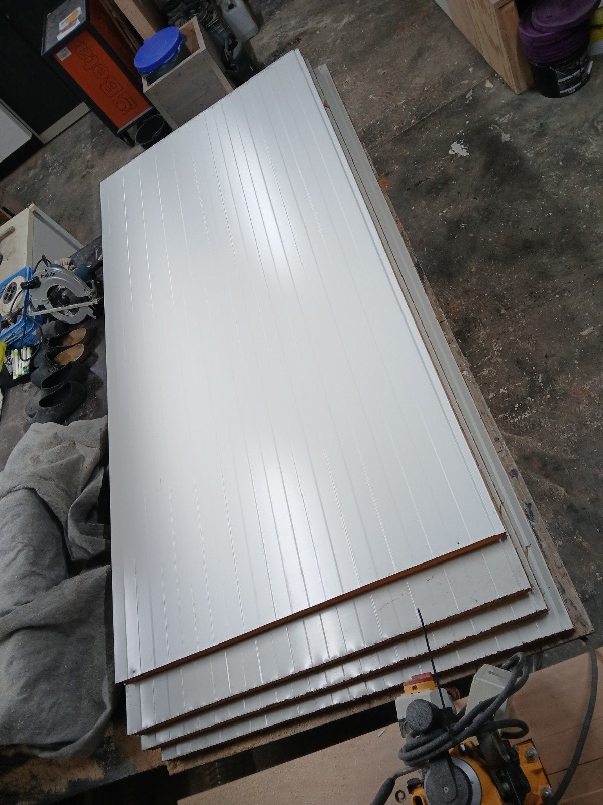 Diverse Sandwichpanelen - dikte 4cm, Ophalen, Gebruikt, Overige materialen, Minder dan 20 mm