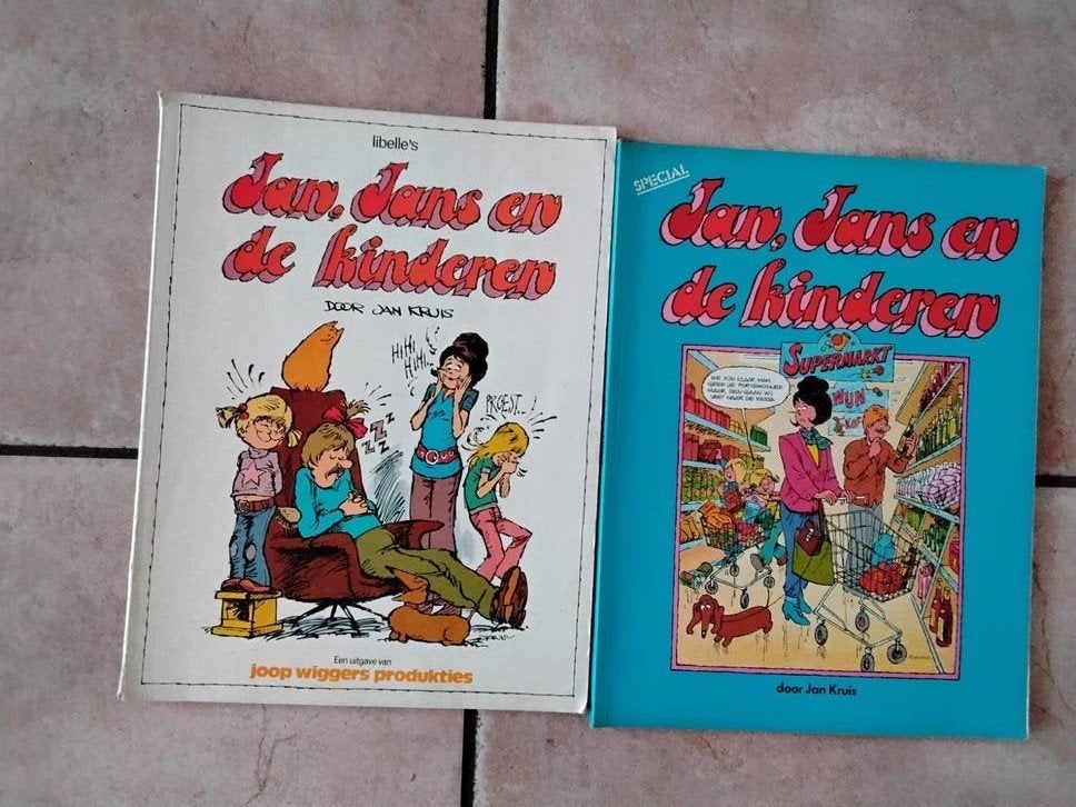 2x jan jans en de kinderen, Meerdere stripboeken, Ophalen of Verzenden, Gelezen