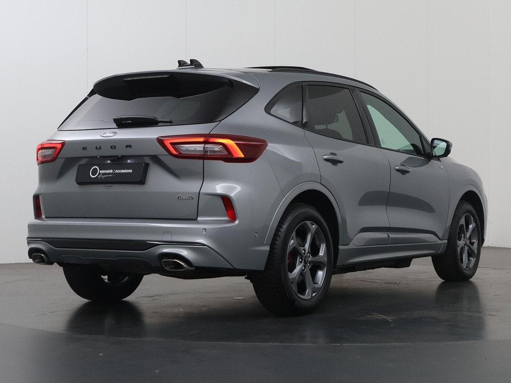 Ford Kuga 2.5 PHEV ST-Line X | Elek. Trekhaak | Panoramadak, Auto's, Ford, 14 kWh, Gebruikt, Leder en Stof, Plug-in hybride