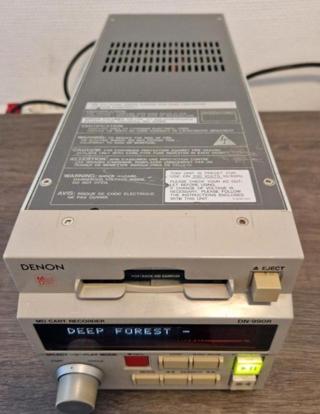 Denon DN-990R Pro MiniDisc recorder, Ophalen of Verzenden, Minidisc-recorder