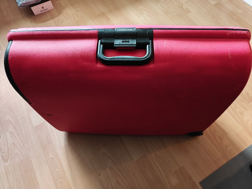 Carlton hardcase koffer met wieltjes, Gebruikt, Hard kunststof, 70 cm of meer, 55 cm of meer