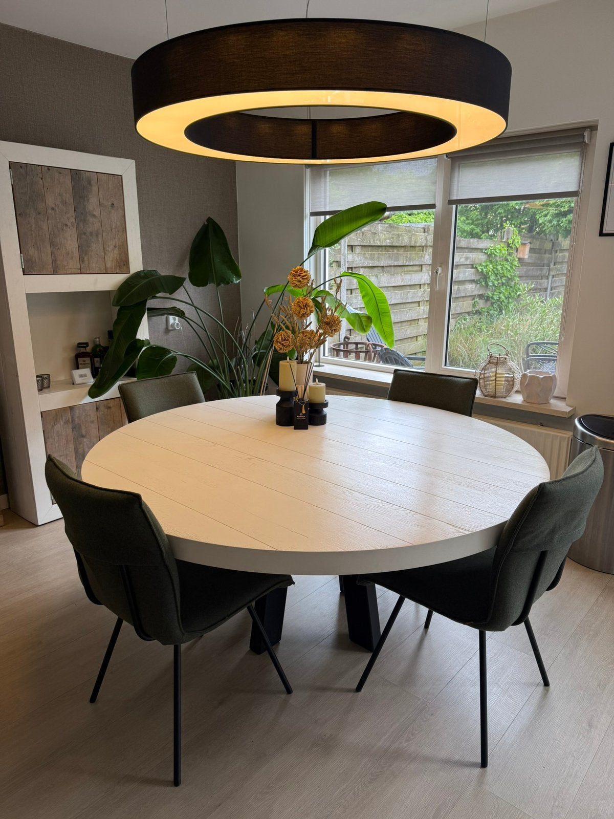 Hele mooie rustieke eiken eettafel, Huis en Inrichting, Tafels | Eettafels, Zo goed als nieuw, 150 tot 200 cm, 150 tot 200 cm