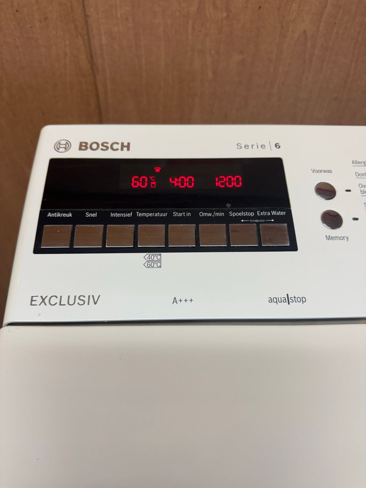 Bosch Serie 6 exclusief Bovenlader Wasmachine A+++, Witgoed en Apparatuur, Bovenlader, Bosch bovenlader, Zo goed als nieuw, Energieklasse A of zuiniger
