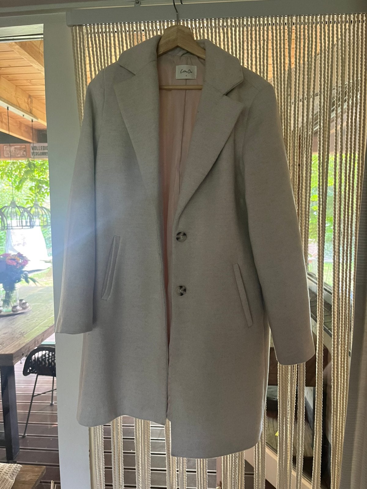 Wolblend jas CottonClub maat m, Ophalen of Verzenden, Zo goed als nieuw, Maat 38/40 (M)
