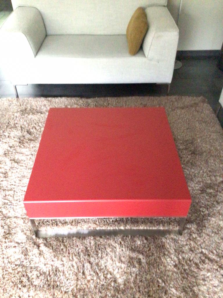 Leolux Aditi salontafel, Huis en Inrichting, Tafels | Salontafels, Ophalen, Overige materialen, Gebruikt, 50 tot 100 cm