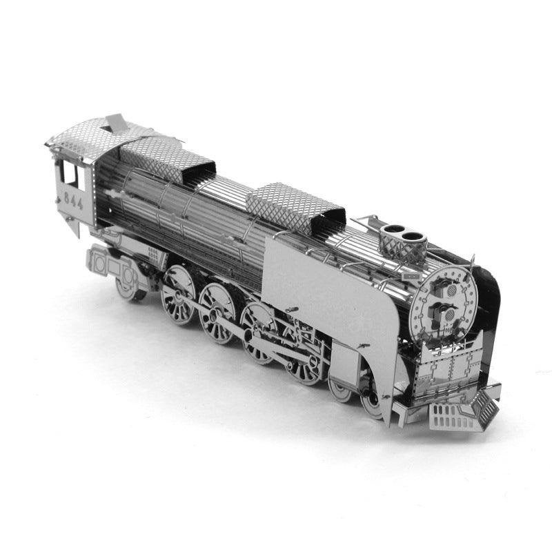 Union Pacific 844 - zilveren metalen locomotief bouwpakket, Verzenden, Nieuw, 1:144 of kleiner