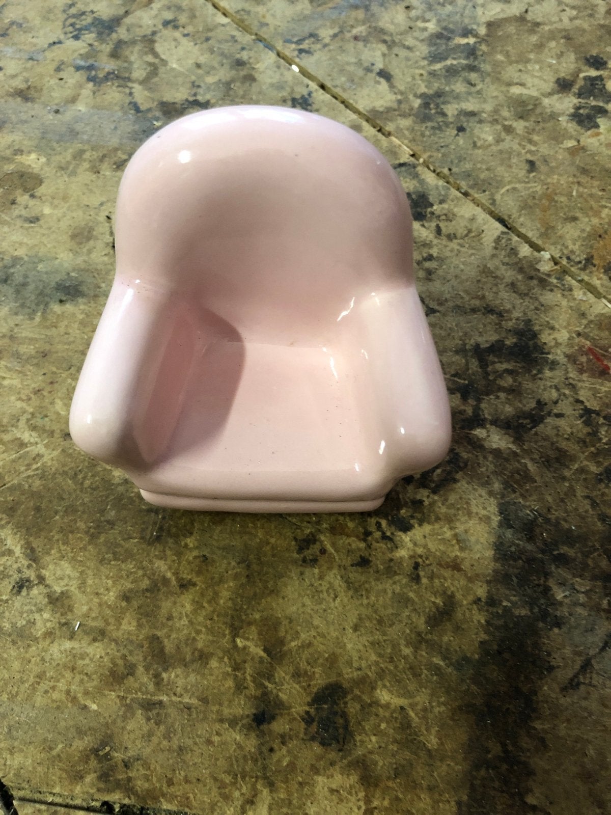 Vintage roze keramische zoutstrooier, Made in Japan, Ophalen of Verzenden