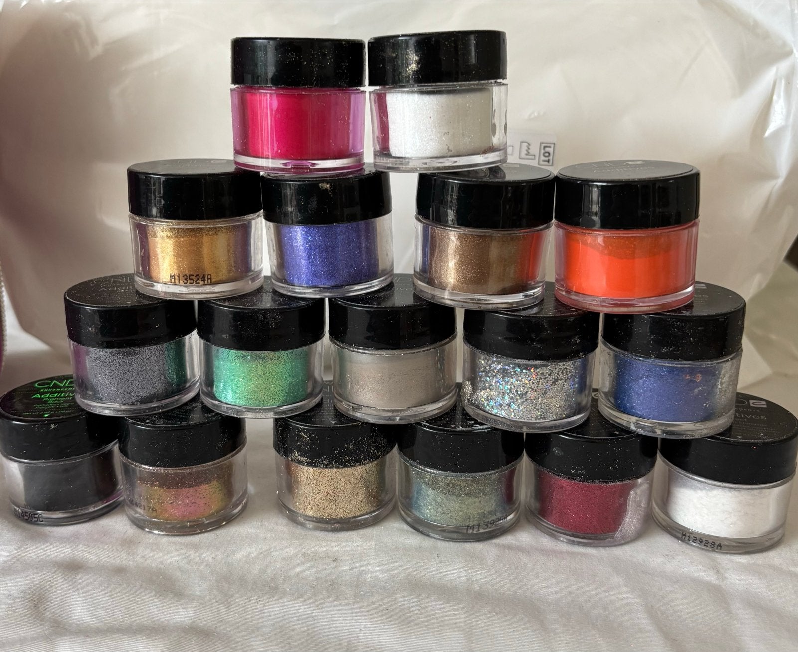 CND Additives Glitter & Pigment Effects - Complete Set, Overige kleuren, Ophalen of Verzenden, Zo goed als nieuw, Handen en Nagels