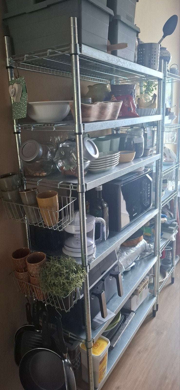 Ikea Metalen Opbergrek - Ideaal voor Keuken of Berging, Ophalen, Gebruikt