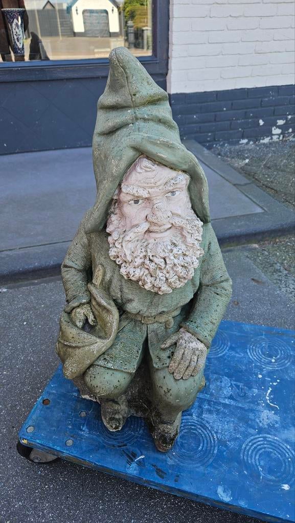 Betonnen Tuinkabouter - Unieke Decoratie voor Buiten, Ophalen, Gebruikt, Beton, Tuinkabouter