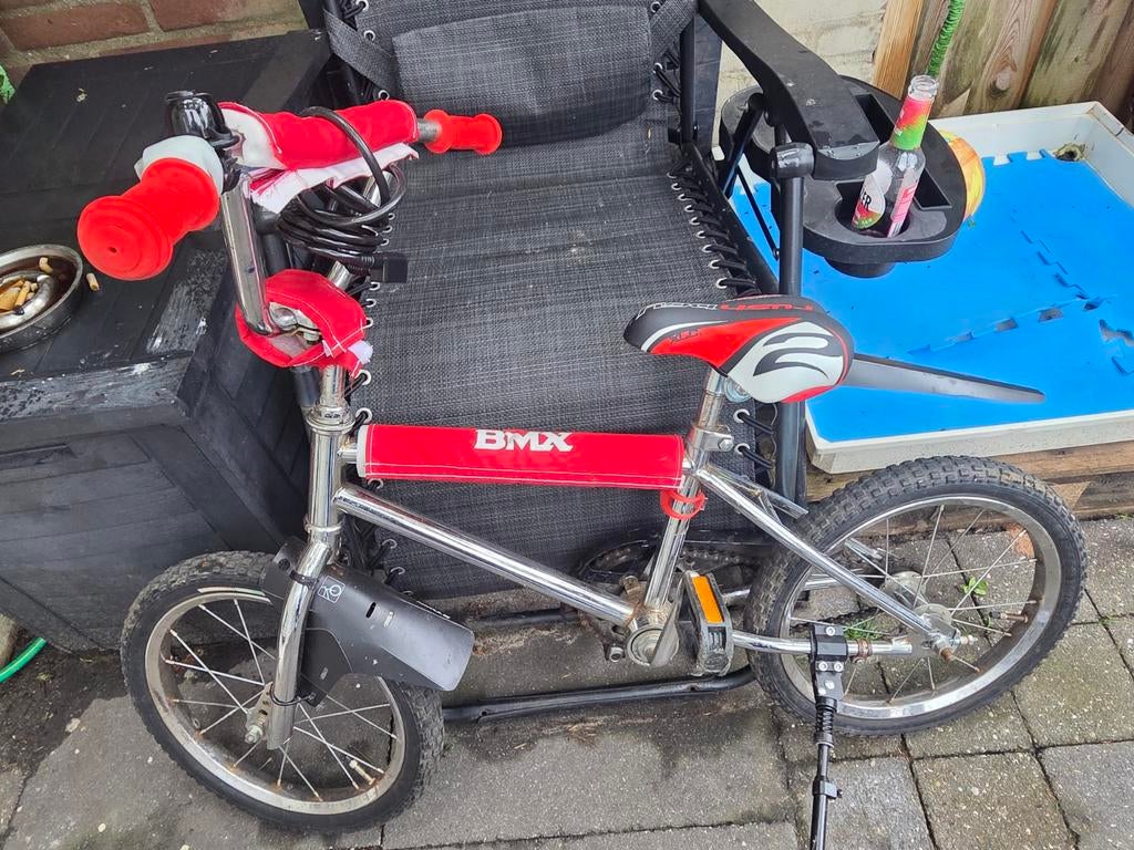 Kinder BMX fiets nog goed voor een volgende ronde, Fietsen en Brommers, Ophalen, Terugtraprem, Staal, Onbekend