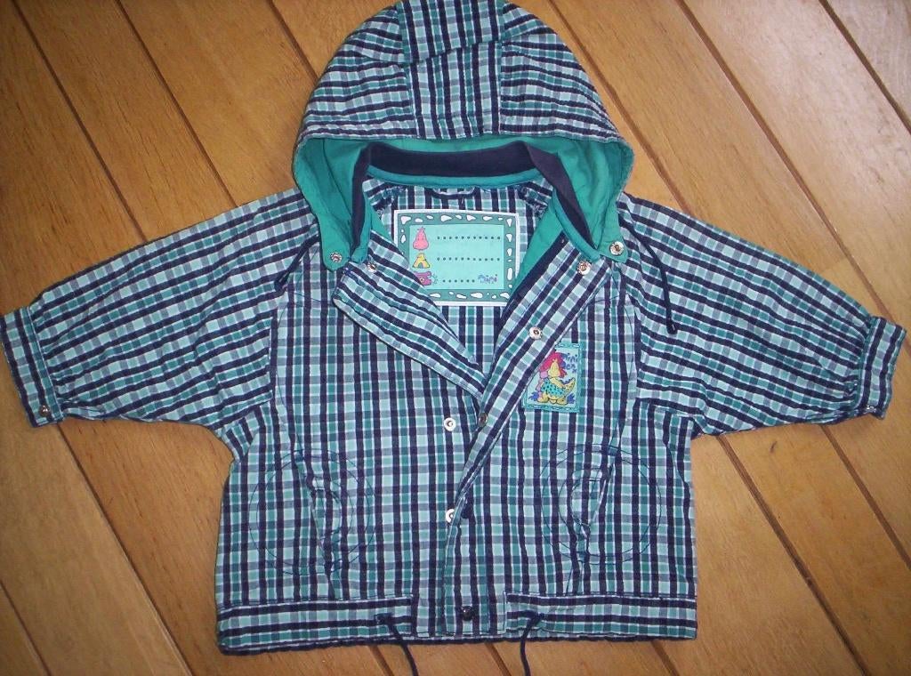 MEXX jack jas groen blauw ruit maat 80, Ophalen of Verzenden, Mexx, Jongetje, Jasje