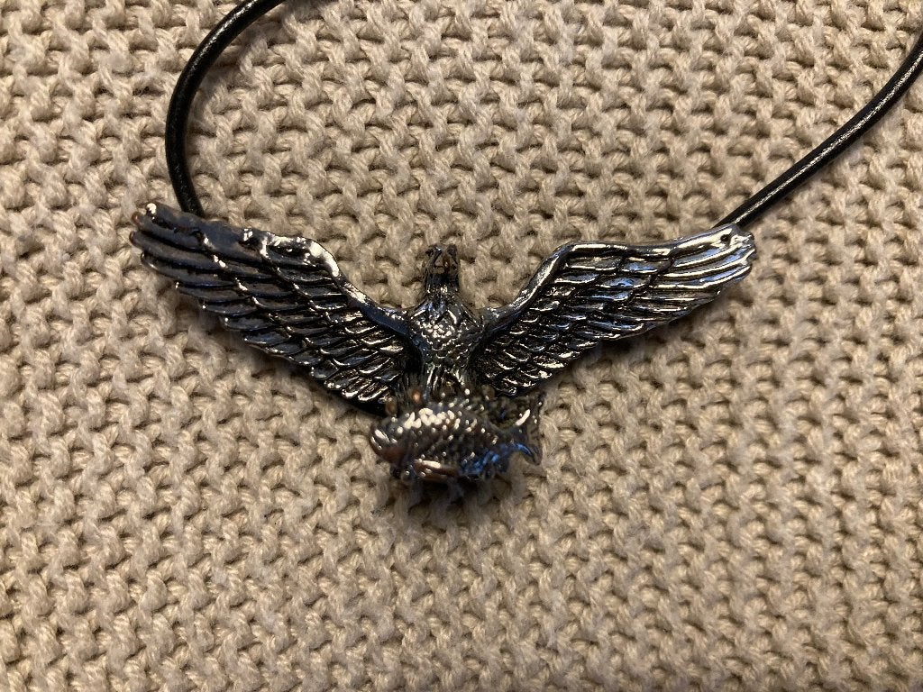 ketting Zeearend, Ophalen of Verzenden, Zo goed als nieuw, Zilver, Overige materialen