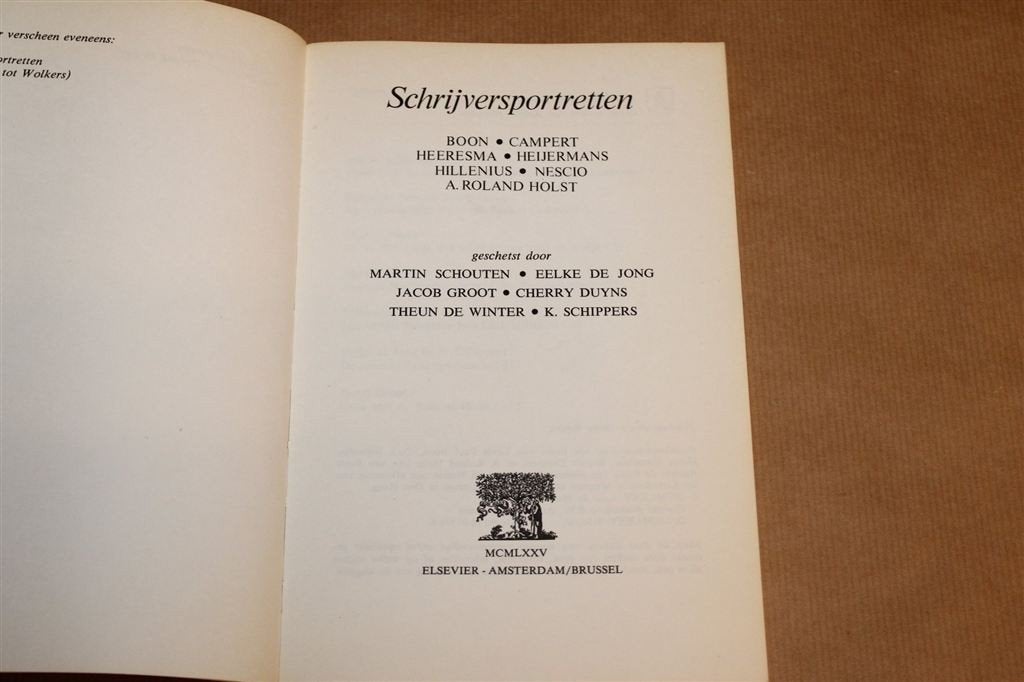 Schrijversportretten — Nescio, Boon, Campert en Anderen, Boeken, Ophalen of Verzenden, Gelezen
