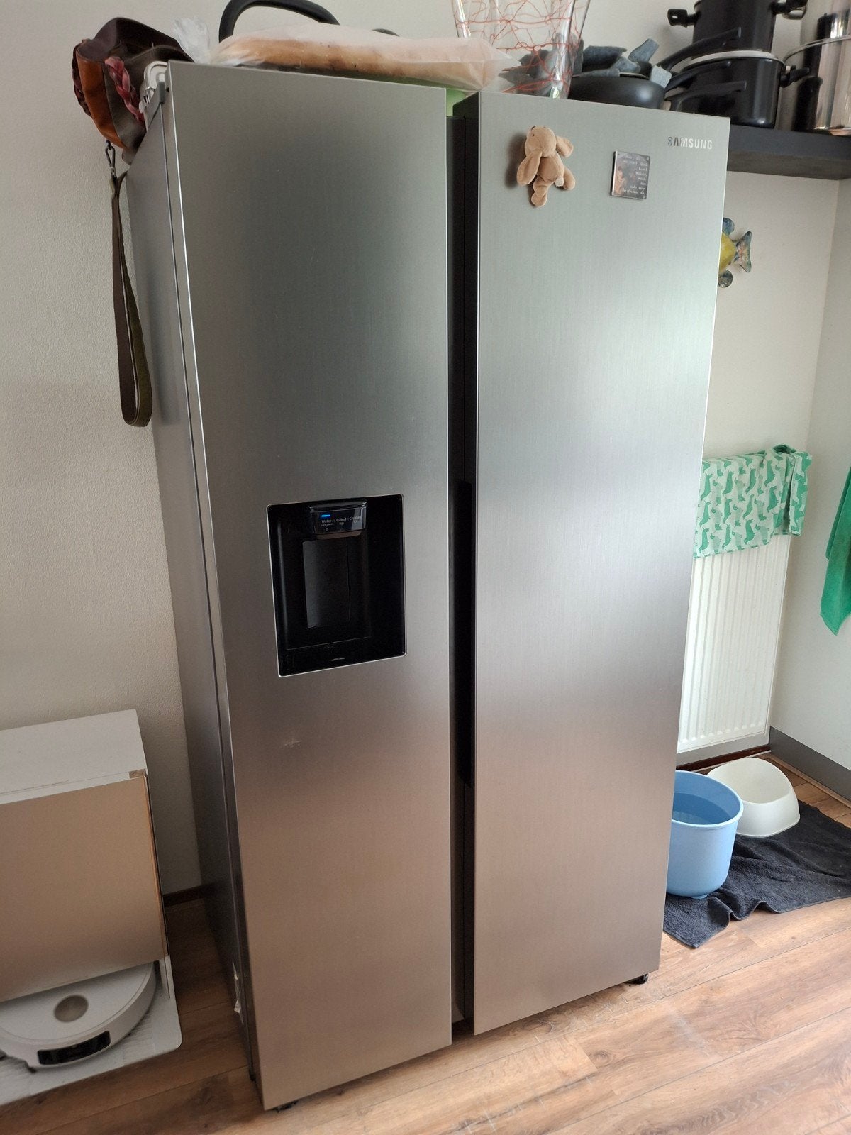 Te koop: Amerikaanse koelkast, Ophalen, Gebruikt, 200 liter of meer, 60 cm of meer