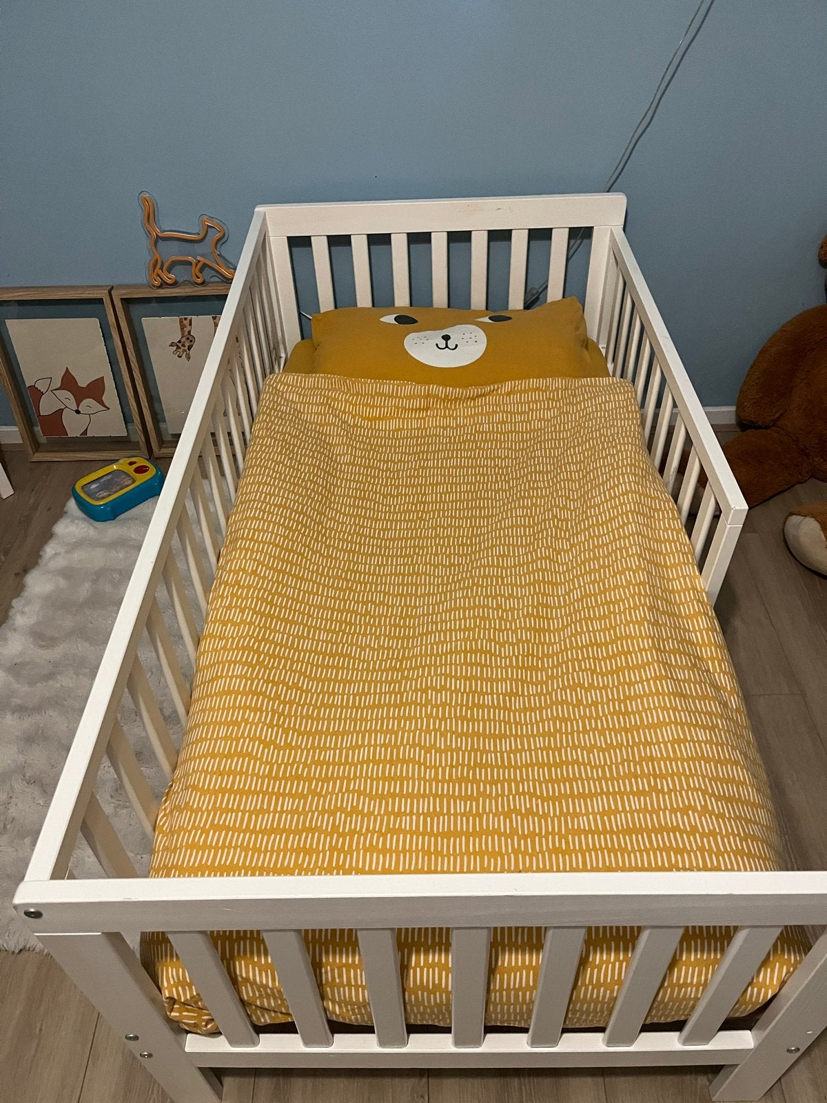 Wit peuter bed, Kinderen en Baby's, Ophalen, Gebruikt, Ledikant