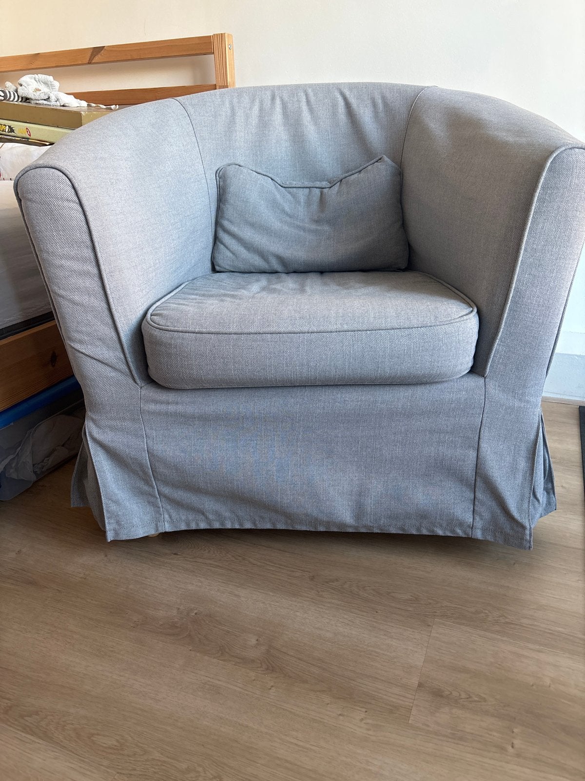 IKEA Tullsta fauteuil met wasbare hoes, Ophalen, Zo goed als nieuw, Eén, Stof