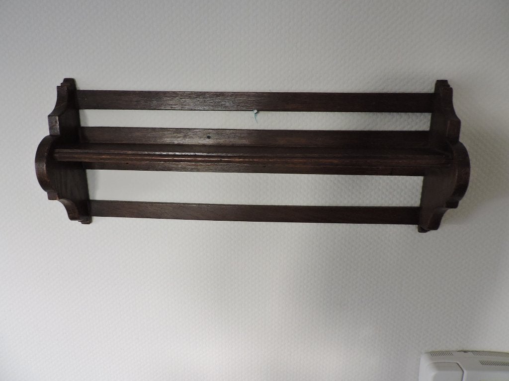 Brocante eikenhouten schap, Antiek en Kunst, Curiosa en Brocante, Ophalen of Verzenden