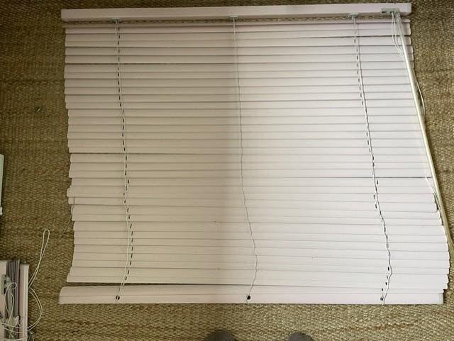 Luxaflex wit, Huis en Inrichting, Gebruikt, 100 tot 150 cm, Ophalen of Verzenden, Wit en modern