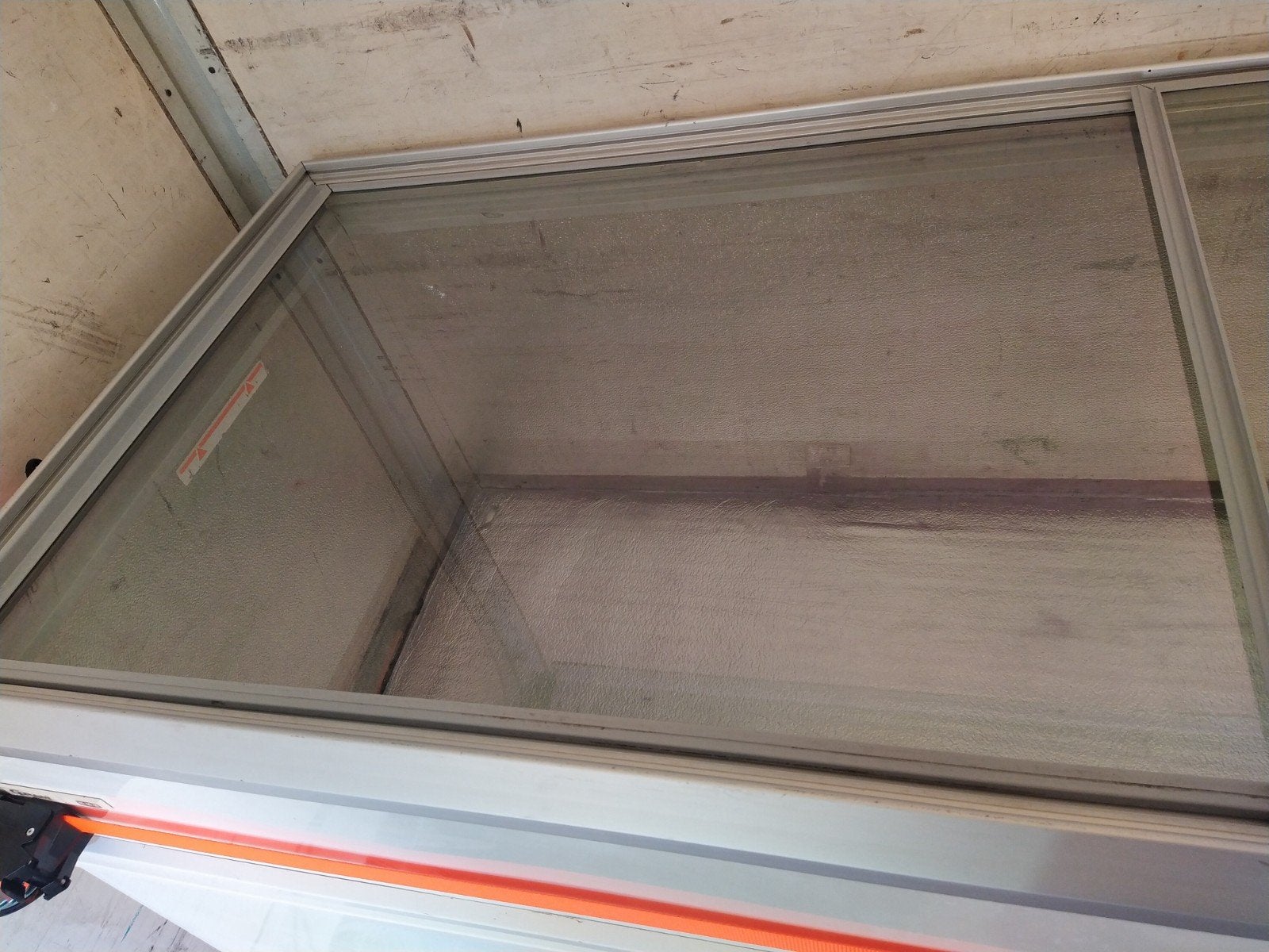 Grote vrieskist met glazen schuifdeksels, Ophalen, Gebruikt, Minder dan 85 cm, 200 liter of meer