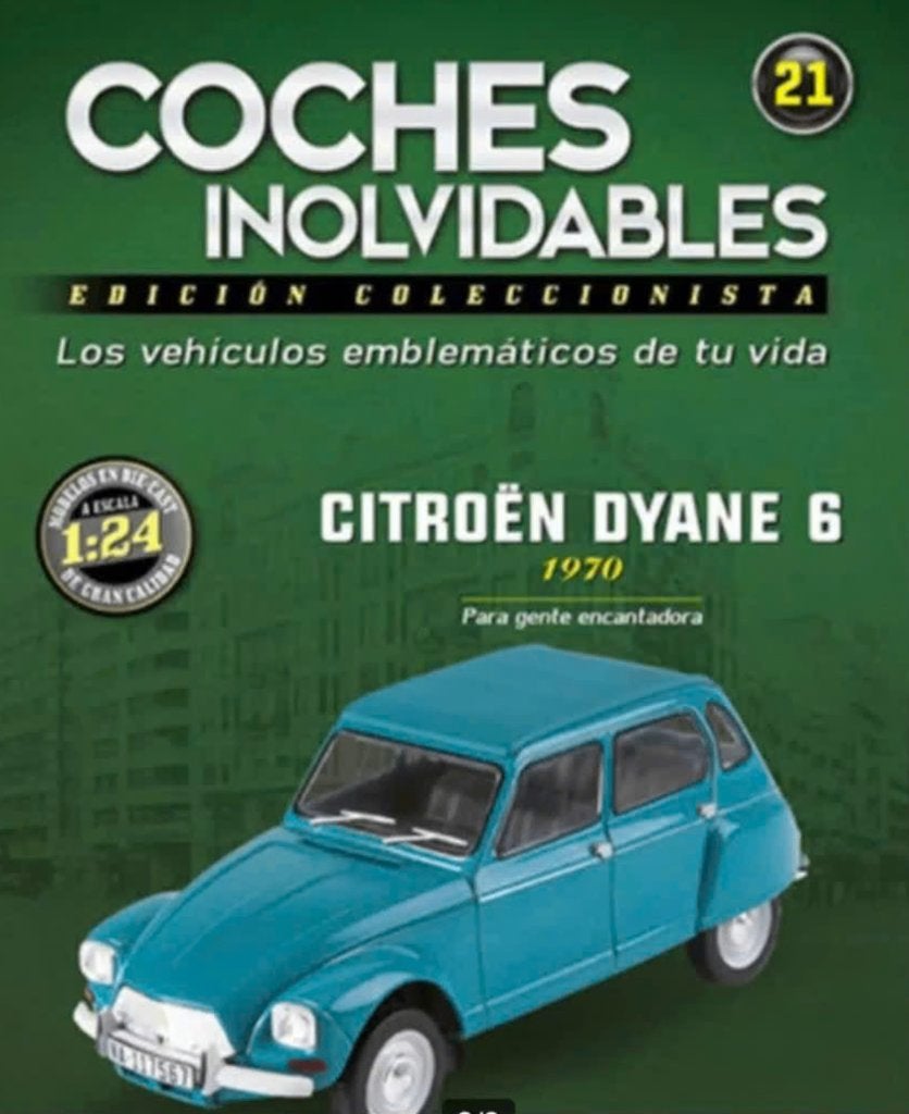 Citroen Dyane 6 1970 schaal 1/24 coches inolvidables # 21, Verzenden, Nieuw, Auto, Overige merken