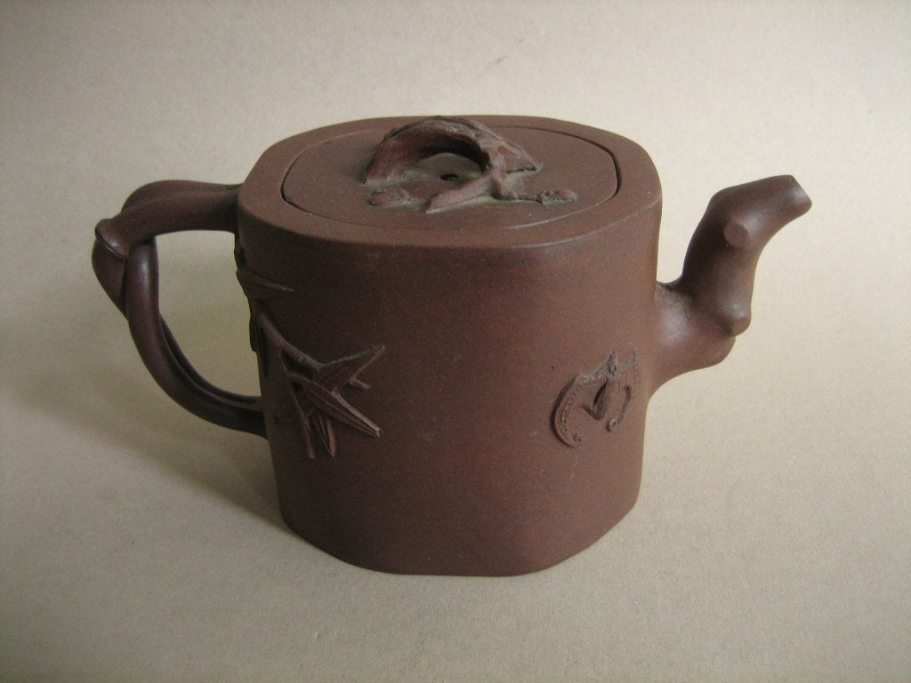 Antieke yixing theepot 19e eeuw China, Ophalen of Verzenden