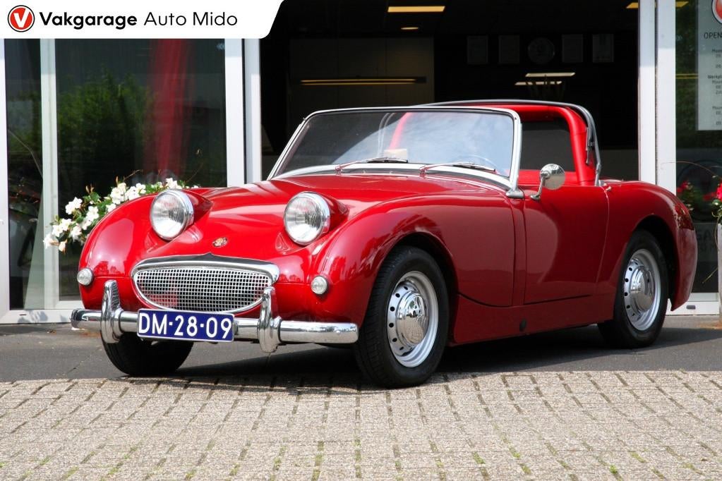 Austin HEALY SPRITE Sprite MK1 -gerestaureerd- Incl. taxatie, Auto's, Overige carrosserieën, Handgeschakeld, 2 stoelen, Rood