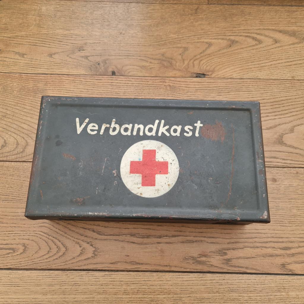 Verbandkasten met inhoud, Verzamelen, Militaria | Tweede Wereldoorlog, Ophalen of Verzenden, Duitsland