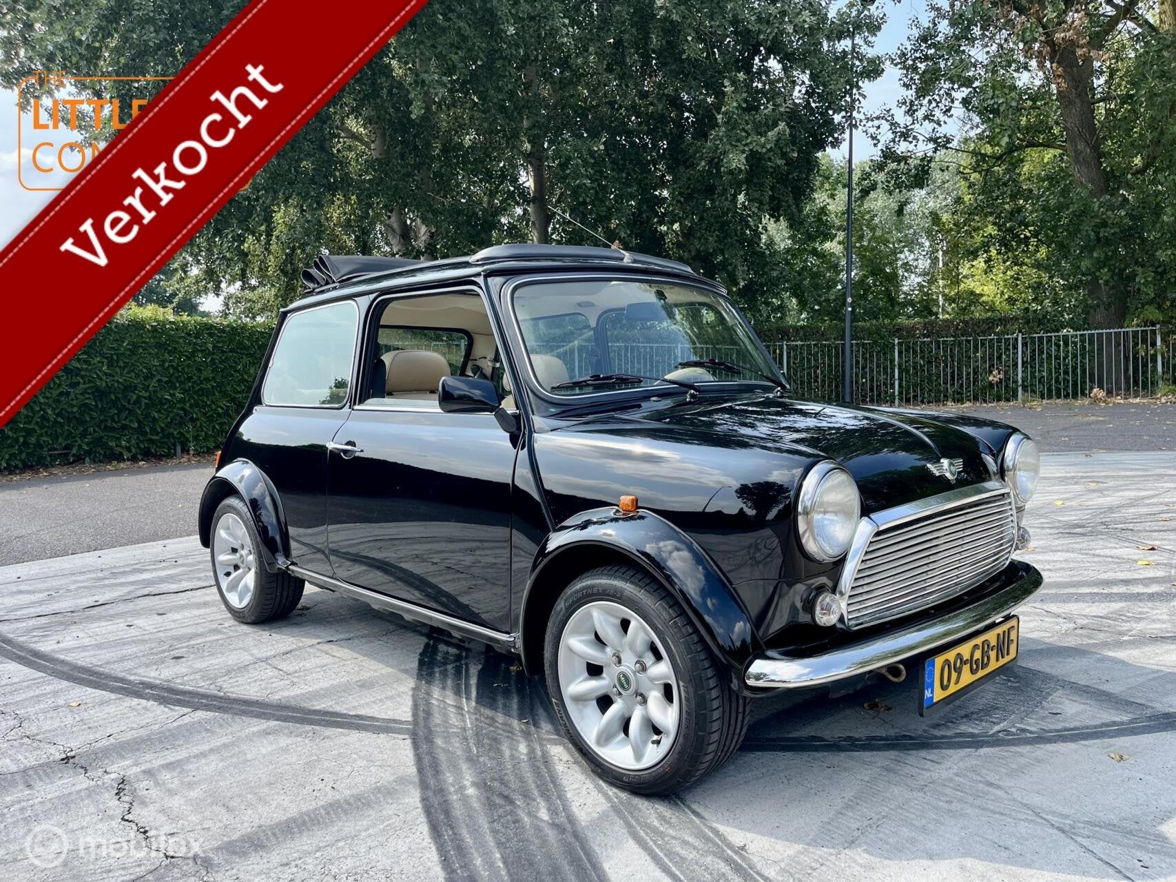 Rover Mini 1.3 Knightsbridge, Auto's, 4 cilinders, 4 stoelen, Lederen bekleding, Zwart