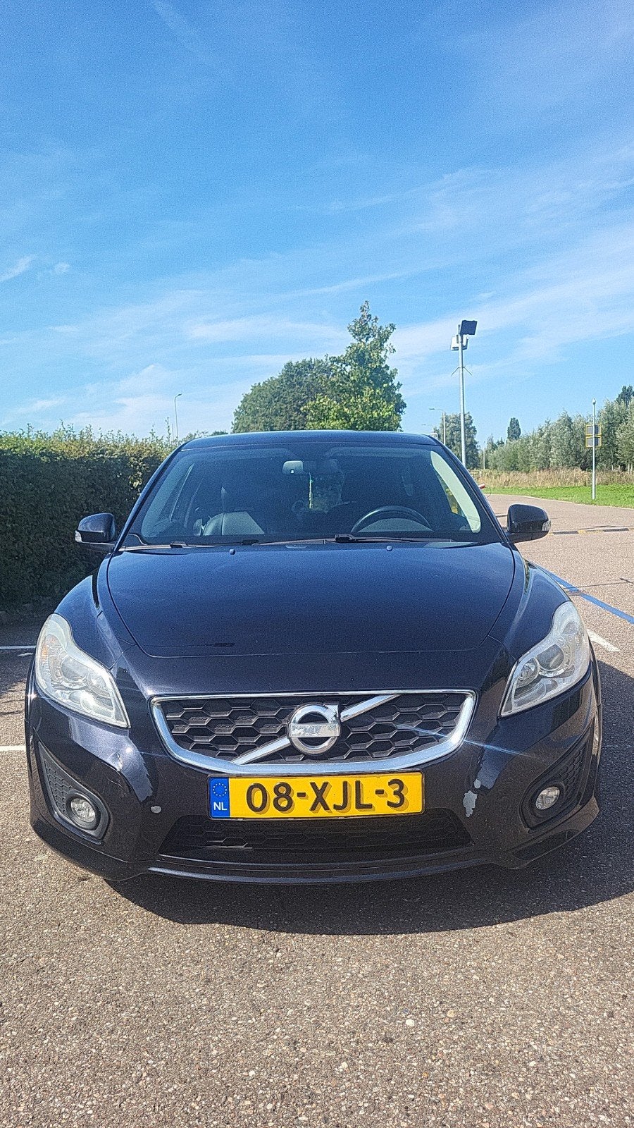 Volvo C30 D2 84KW 2012 Zwart ** APK 06-2027 ** Leder, Auto's, Voorwielaandrijving, 1254 kg, 28 km/l, 4 cilinders