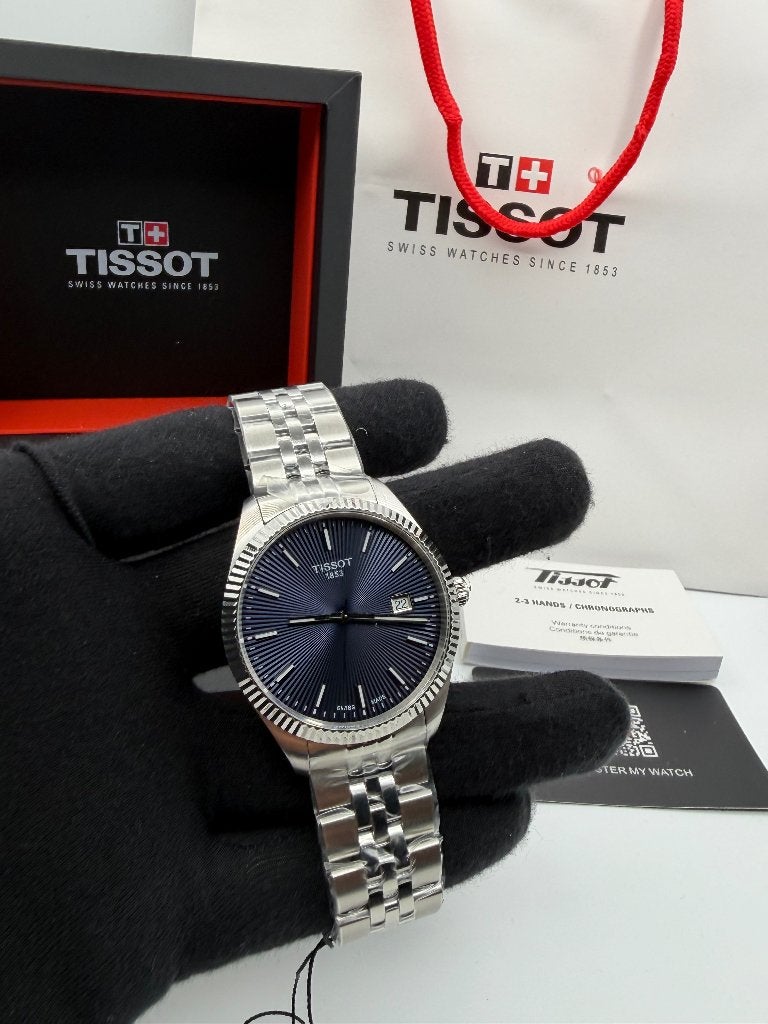 Tissot Ballade 40MM Blue, Tissot, Blauw, Tissot, Ophalen of Verzenden