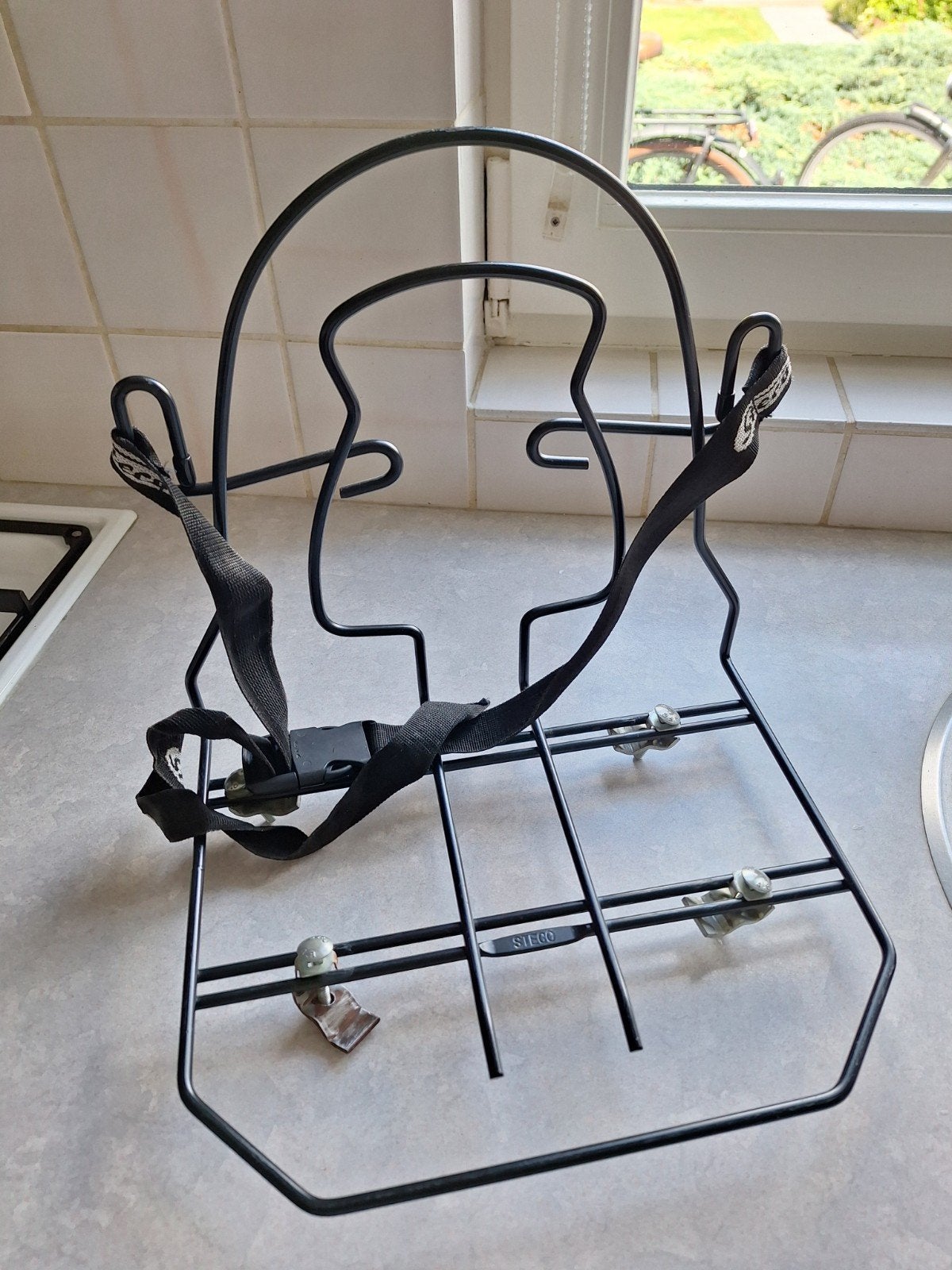 Steco Monkey-Mee tassenrek voor achterop de fiets, Ophalen, Gebruikt, Overige typen, Steco