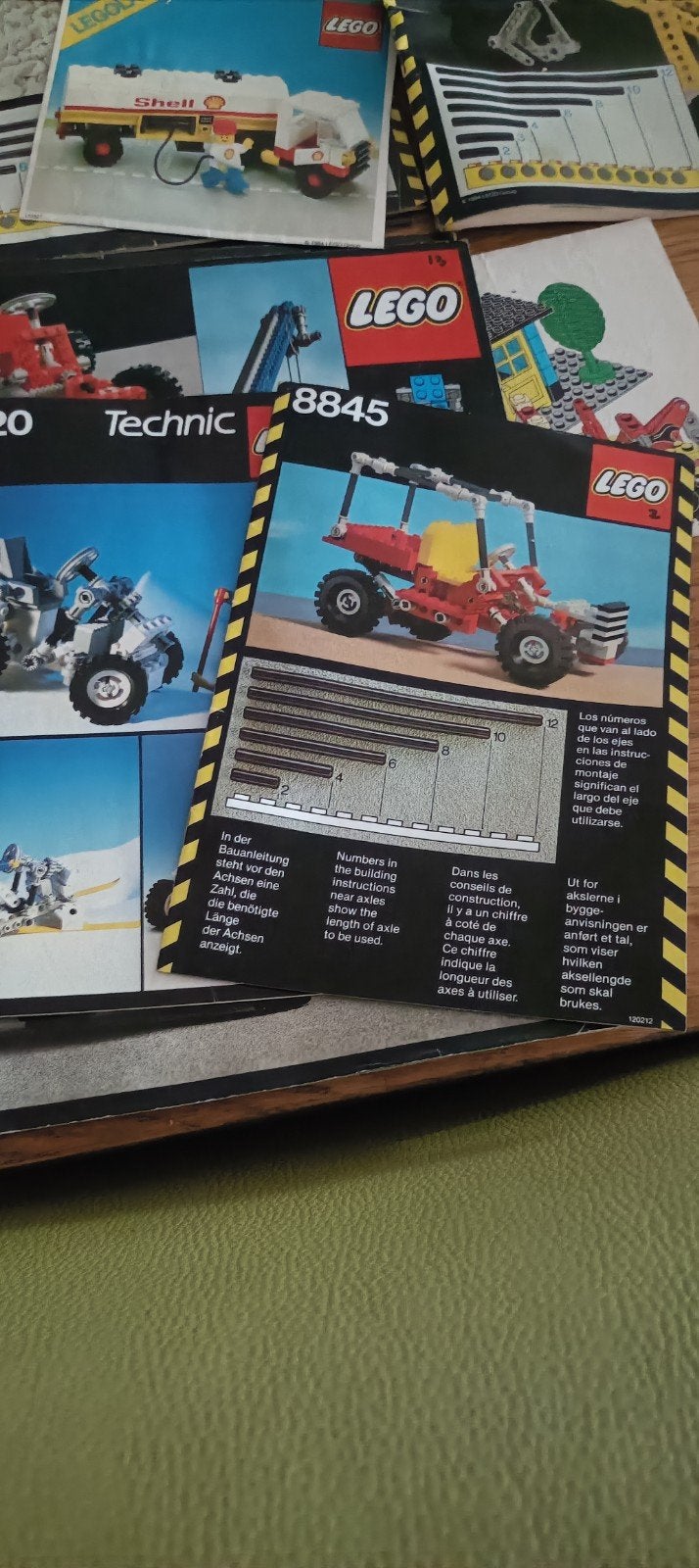 Grote partij vintage LEGO met instructieboekjes en rails, Ophalen, Gebruikt, Overige thema's, Lego