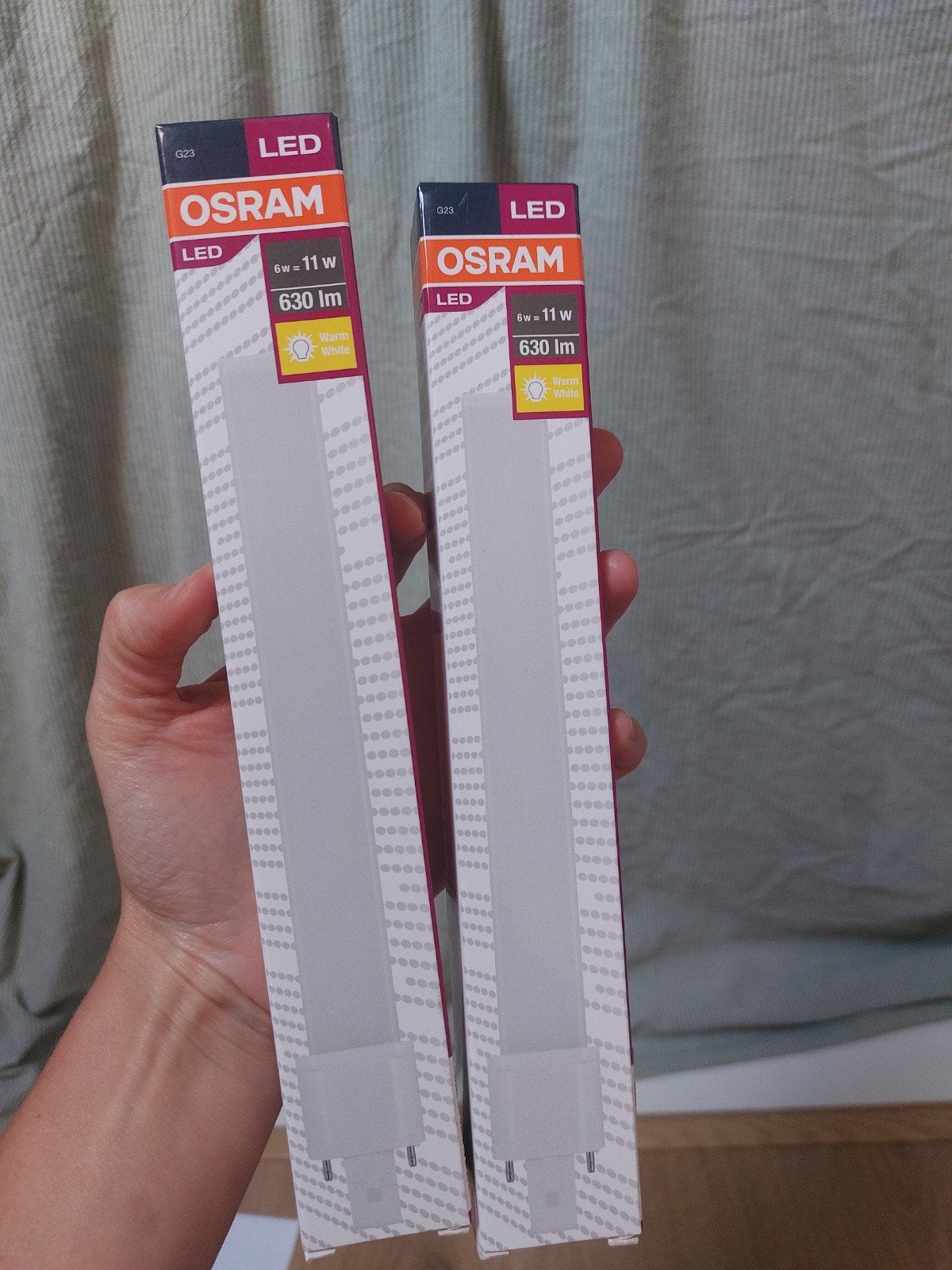 Osram LED G23 warm white 630 lumen 6W, Ophalen of Verzenden, Nieuw, Overige fittingen, Led-lamp