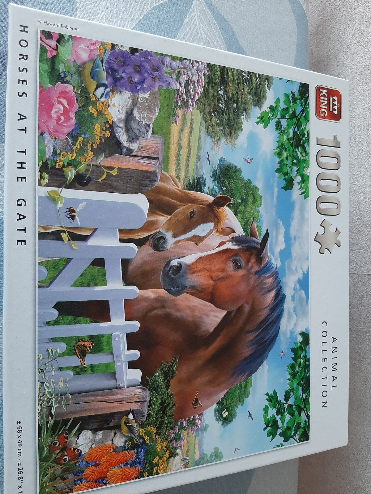 King Legpuzzel Paarden bij de Poort 1000 stukjes, Ophalen