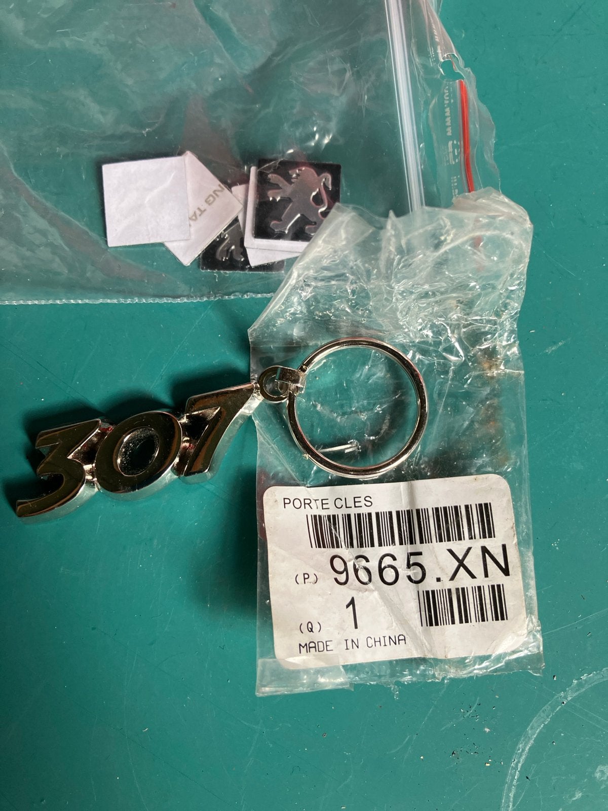 Peugeot 307 sleutelhanger met logo, Ophalen of Verzenden, Nieuw