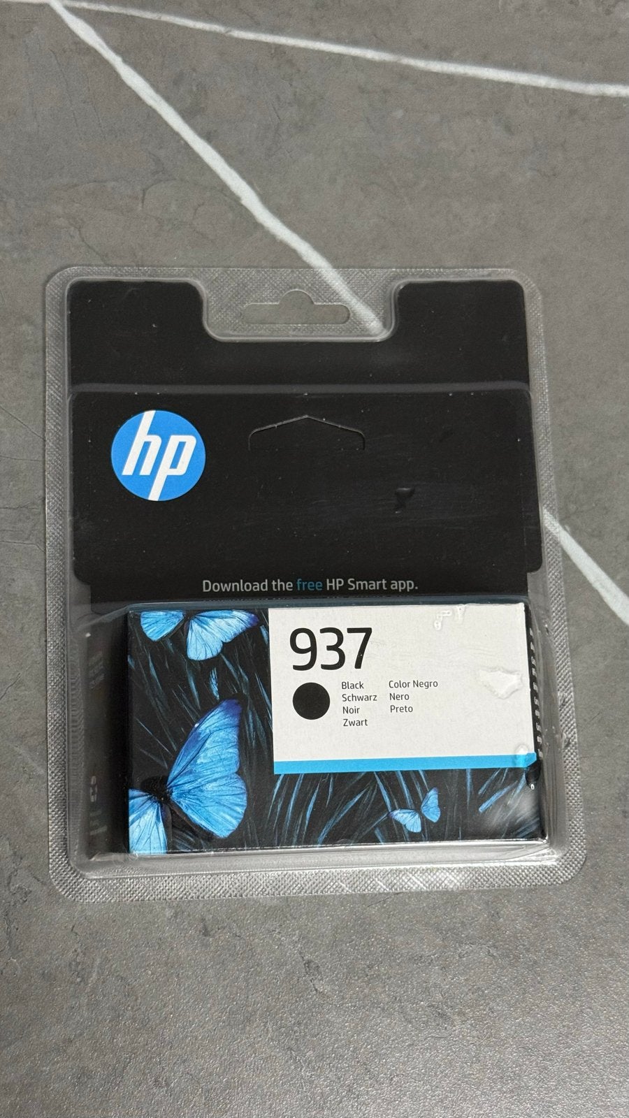 HP 937 Zwarte Inktcartridge - Nieuw in verpakking, Ophalen of Verzenden, Nieuw, Cartridge