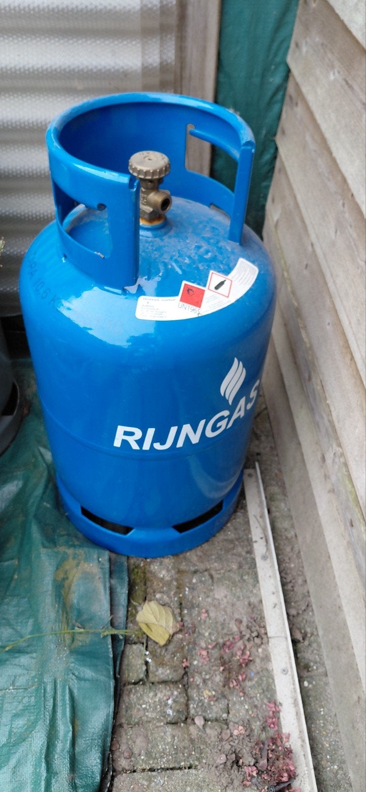 Volle grote Rijngas propaan gasfles, Ophalen, Nieuw