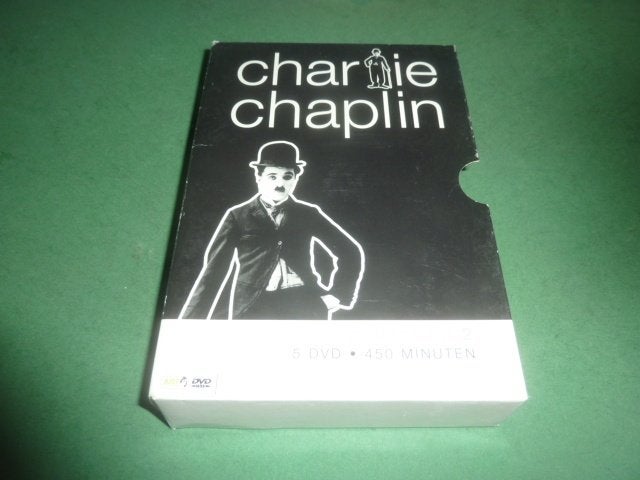 Charlie Chaplin Collection 2 5 dvd-box 450 minuten, Verzenden, Alle leeftijden, Nederlands, Zo goed als nieuw