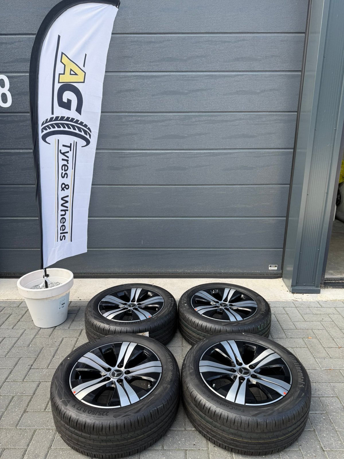 Originele velgen zomerbanden Mercedes C Klasse W206 17 inch, Verzenden, Banden en Velgen, Nieuw, 17 inch