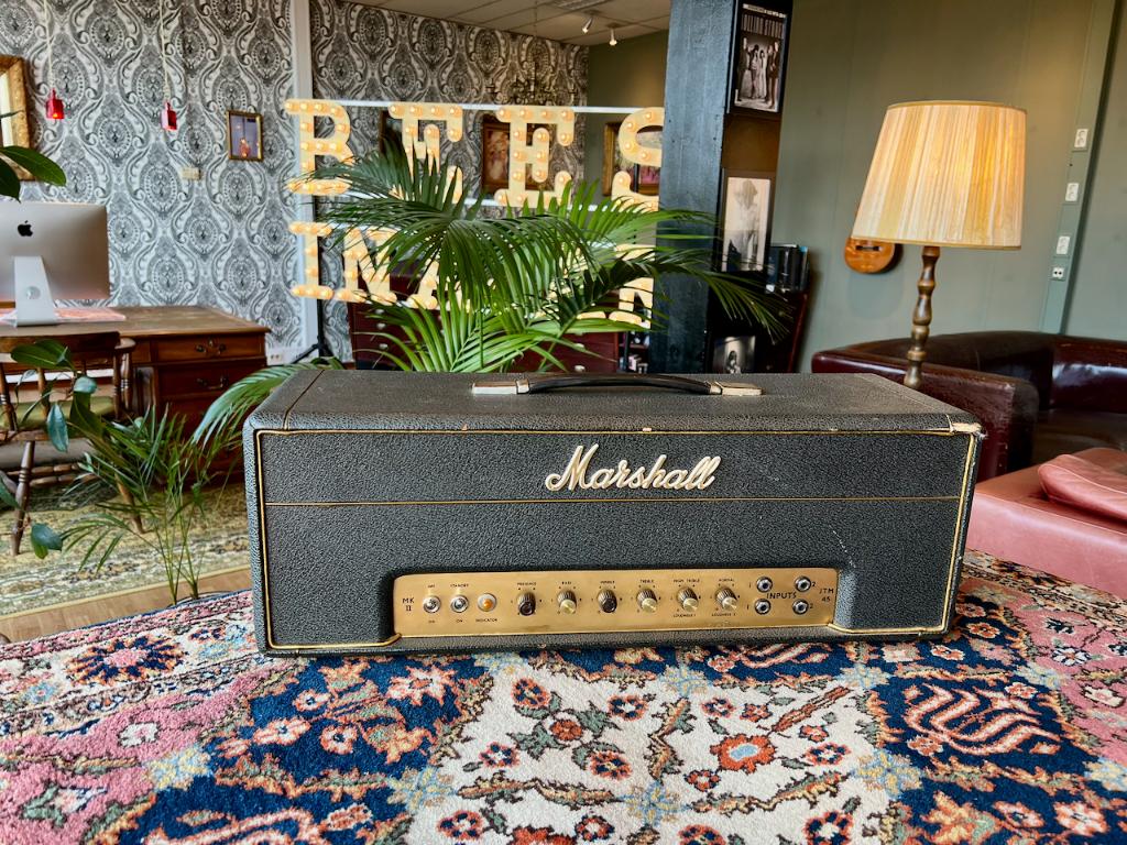 1965 Marshall JTM45 MkII Lead White Panel 50W Plexi, Muziek en Instrumenten, Versterkers | Bas en Gitaar, Gebruikt, Minder dan 50 watt