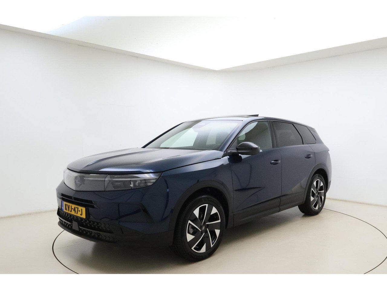 Opel Grandland 1.2 Turbo 145Pk Automaat Hybrid GS | ECC | Na, Auto's, Stof, Gebruikt, 1199 cc, Bedrijf