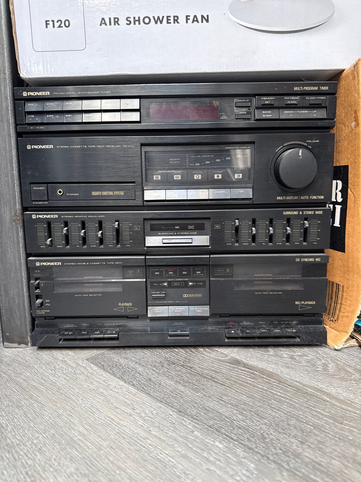 Pioneer RX-Z71L Stereo Cassette Tape Deck Receiver, Ophalen, Gebruikt, Cassettedeck, Pioneer