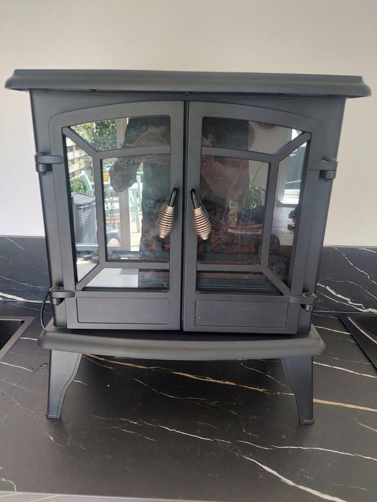 Elektrische haard met dubbele deuren, Ophalen of Verzenden